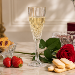 Set 6 Pahare din Cristal de Bohemia – Model Sheffield – 180 ml | Pentru Șampanie | Fabricate în Cehia