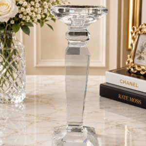 Suport pentru Lumânare din Cristal –Chinelly Made in Italy