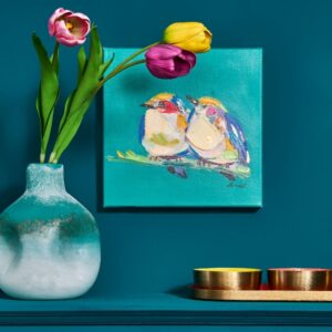 Tablou decorativ „Păsări Colorate” – Artă modernă pentru un interior plin de viață