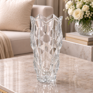 Vază din Cristal Bohemia – Model „Lunar”, 28 cm