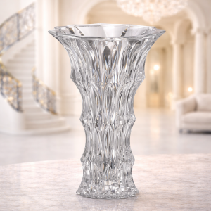 Vază de Cristal Bohemia – 39 cm | Eleganță Clasică, Rafinament Boem