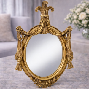 Oglinda decorativa ovala