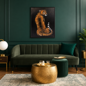 Tablou decorativ Ghepard stilizat