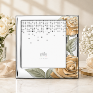 Rama foto decorativa eleganta cu trandafiri