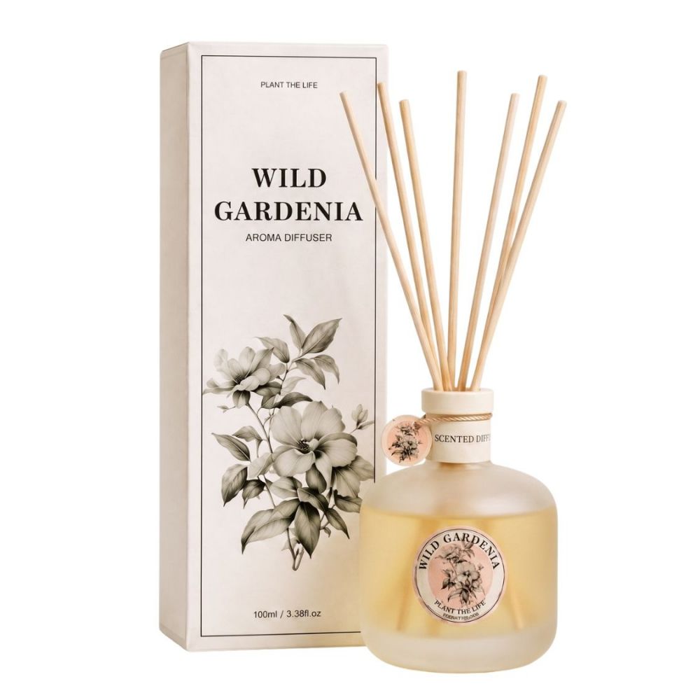 Difuzor de Parfum cu Bețișoare Wild Gardenia – 100 ml, Aromă Florală