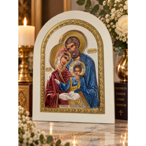 Icoana Sfanta Familie Argintata – simbol al iubirii si binecuvantarii